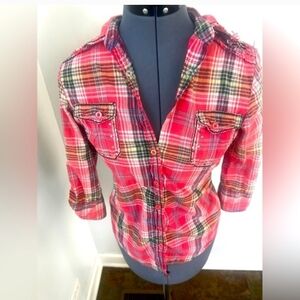 Roar Multicolor Plaid Shirt